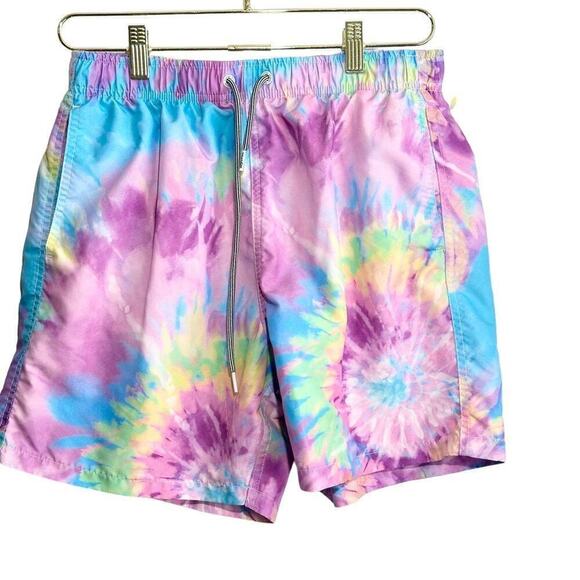 Boardies Swim Shorts Mens S Tie Dye Trunks Boardshort Lined Pockets Beach Summer - Picture 1 of 8